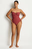spinnaker u bar bandeau one piece