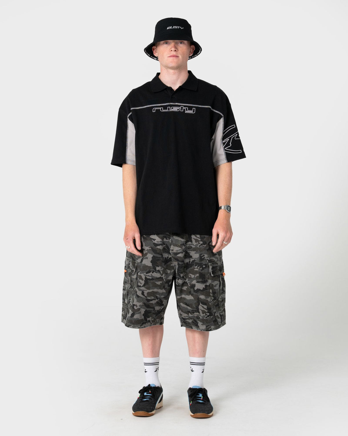 BLACK LIST REVERSIBLE BUCKET HAT