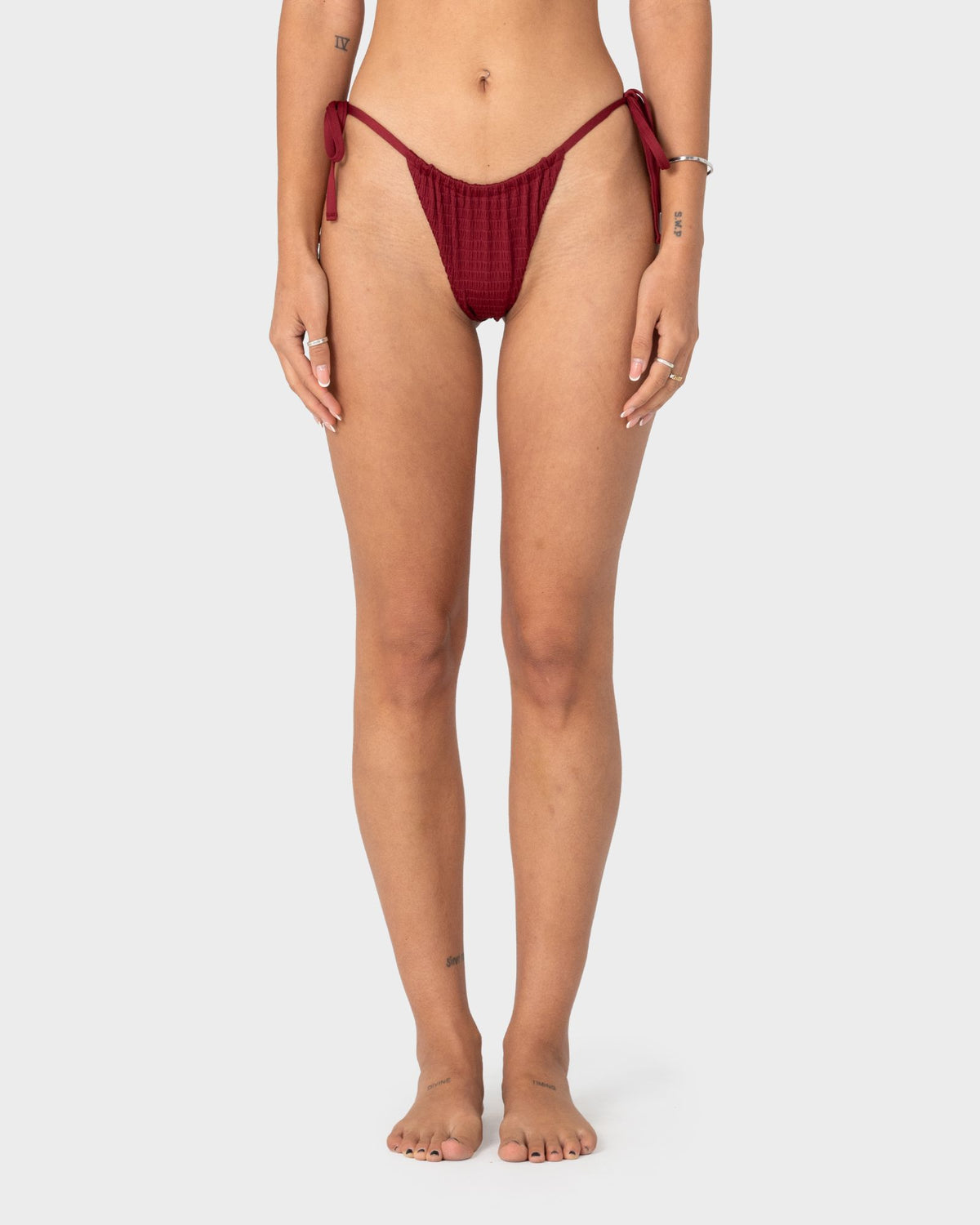CEDAR CHEEKY SIDE TIES BIKINI BOTTOM