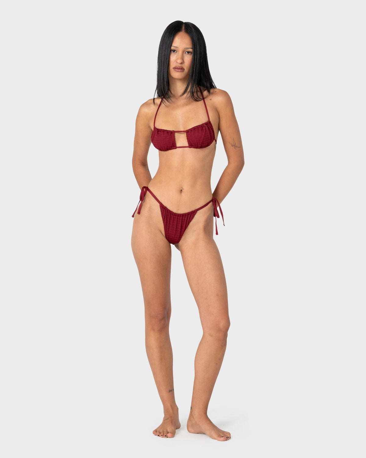 CEDAR CHEEKY SIDE TIES BIKINI BOTTOM