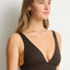 de luxe plunge longline one piece