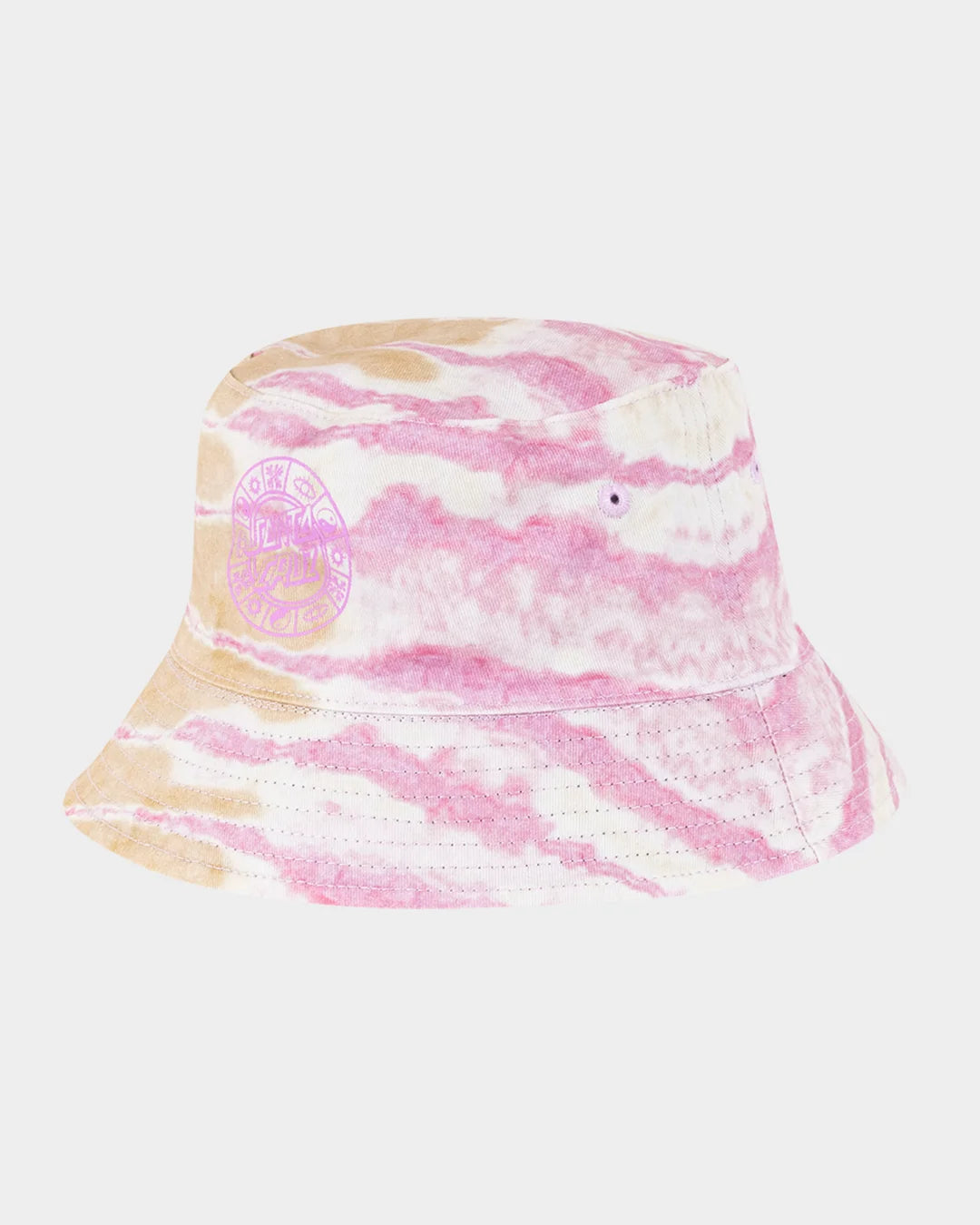 STRANGE CHECK DOT REVERSIBLE BUCKET HAT