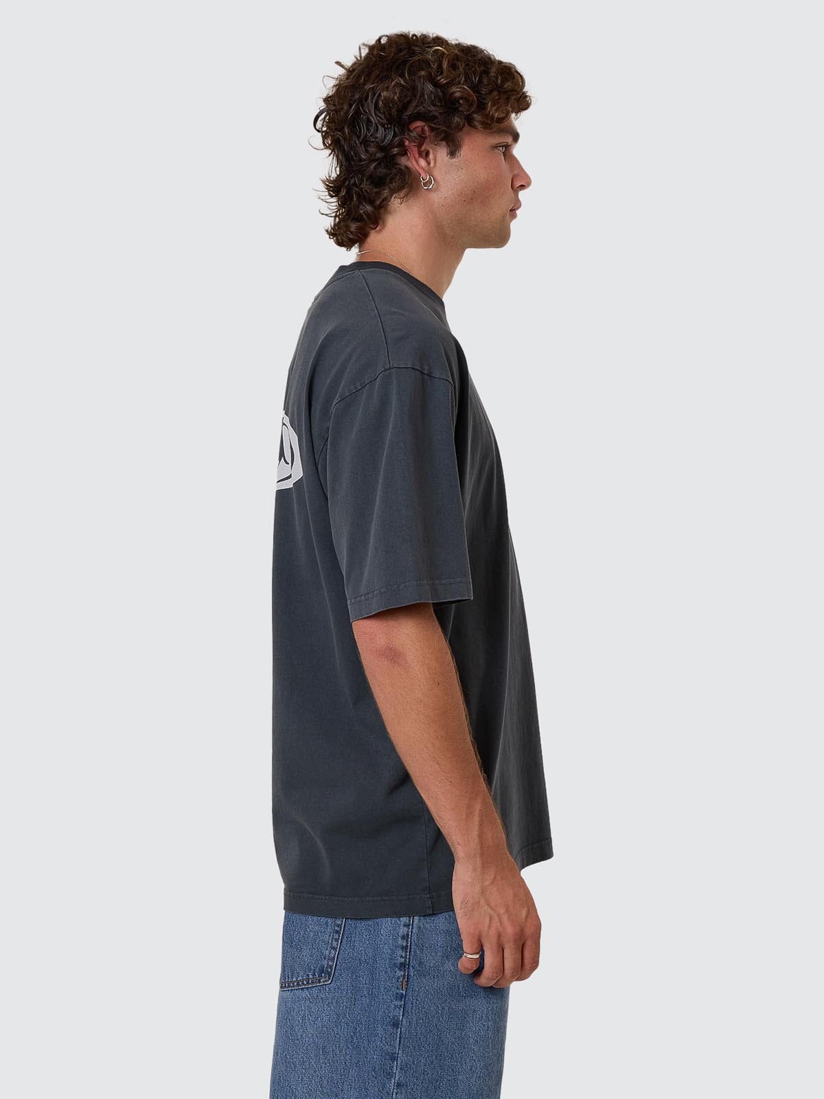 Shadowless Oversize Fit Tee - Ebony