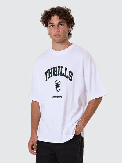 Los Stingers Box Fit Oversize Tee - White