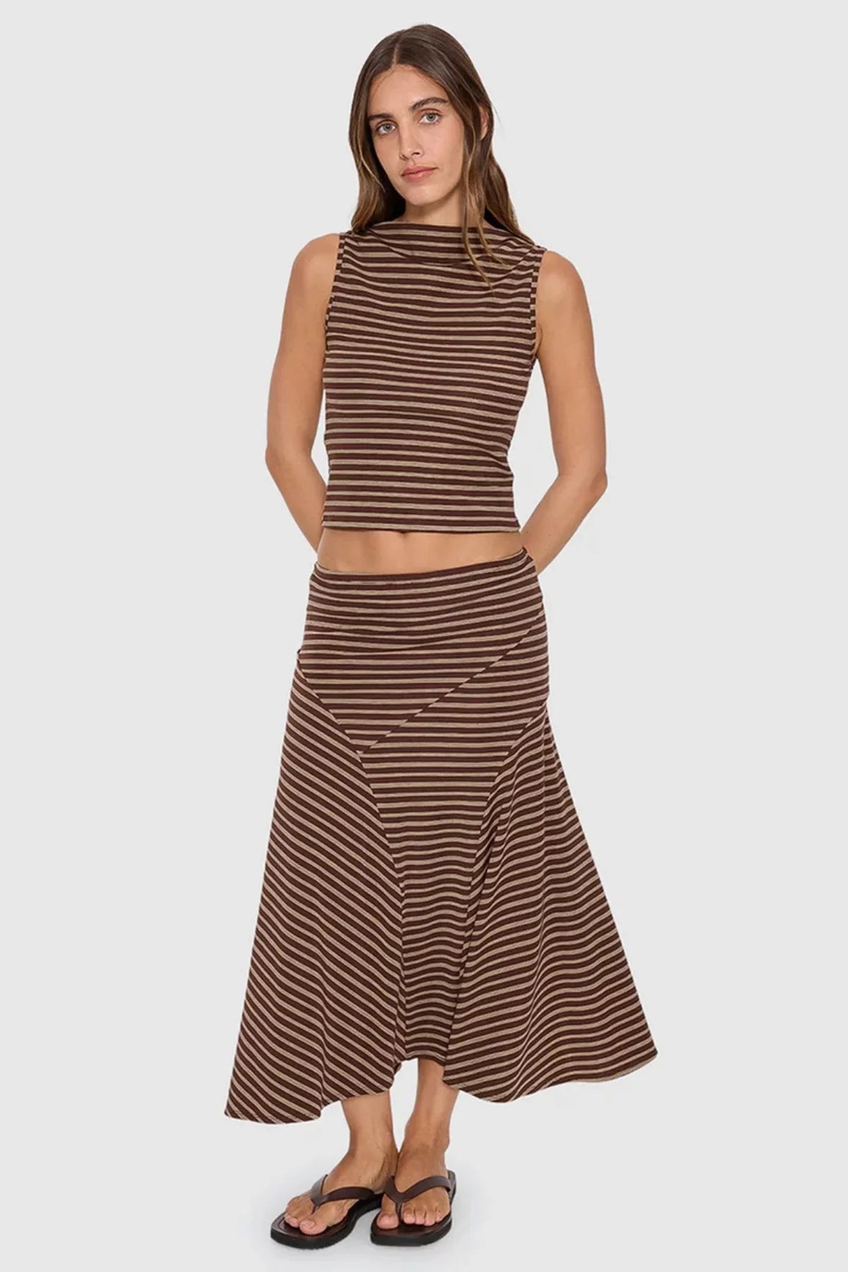 Best Of Luck Sienna Midi Skirt