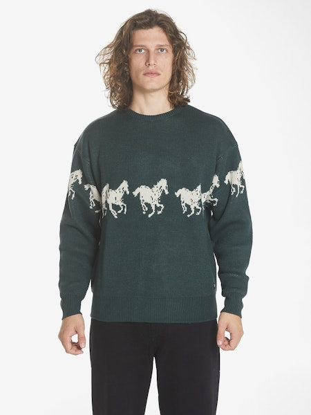 Chariot Rides On Crew Knit
