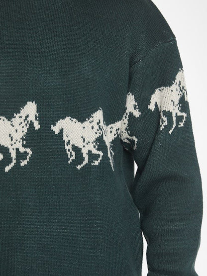 Chariot Rides On Crew Knit