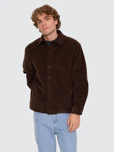 Thrills Union Long Sleeve Cord Work Shirt