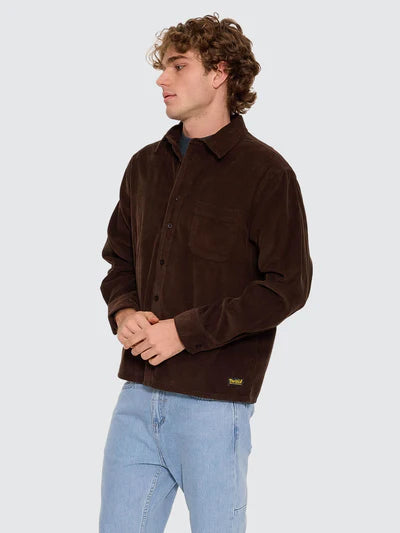 Thrills Union Long Sleeve Cord Work Shirt
