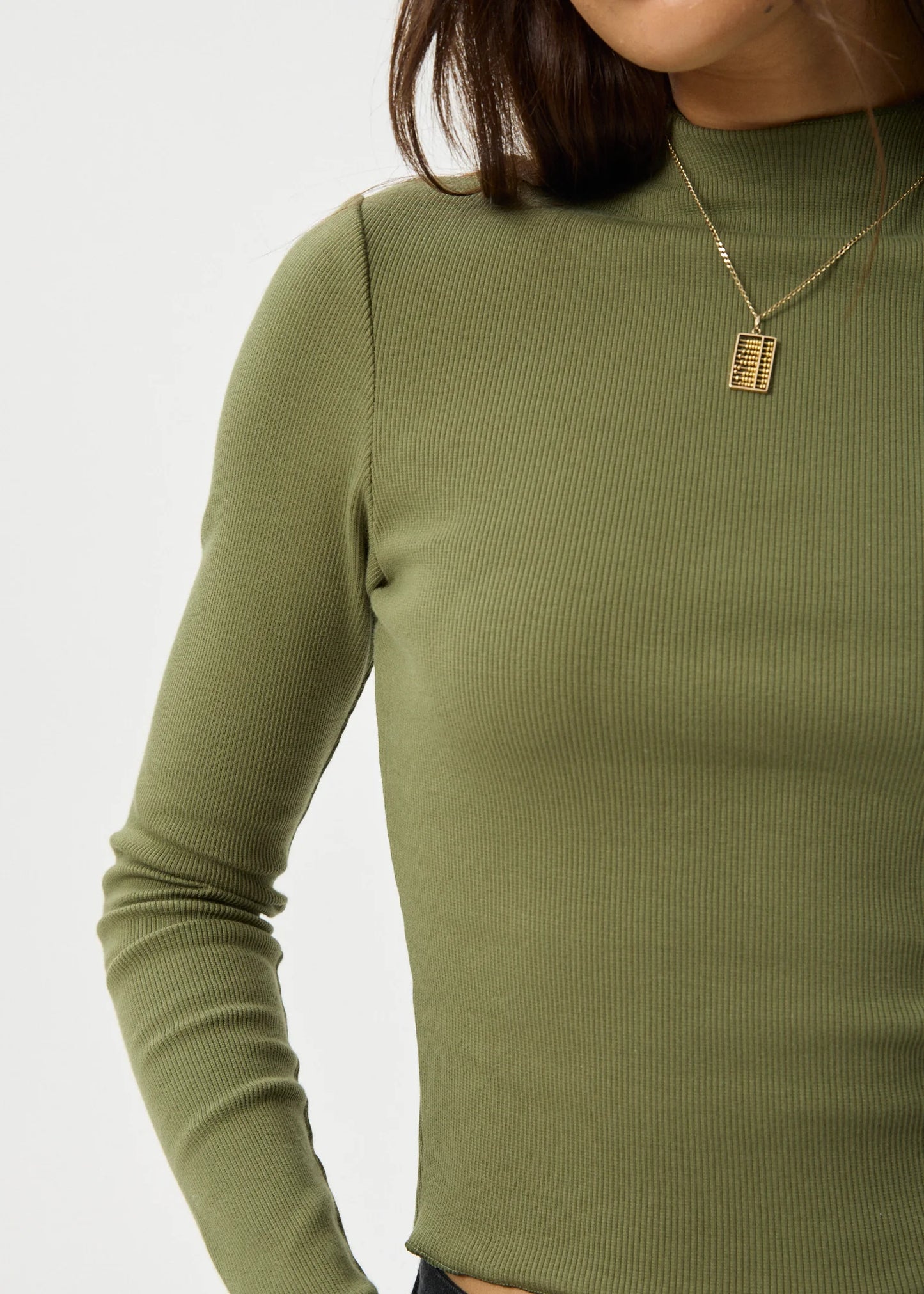 Iconic Organic Long Sleeve Rib Top