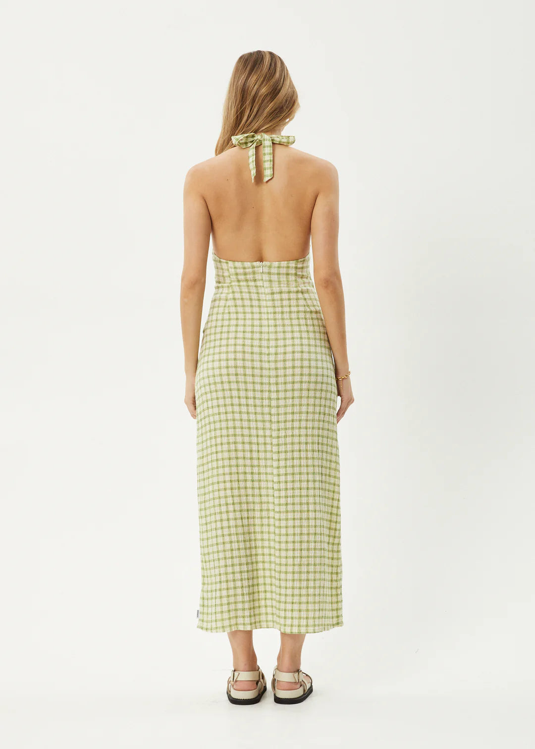 Darcy Hemp Check Maxi Dress