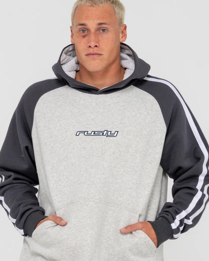 Denny Raglan Hooded Fleece