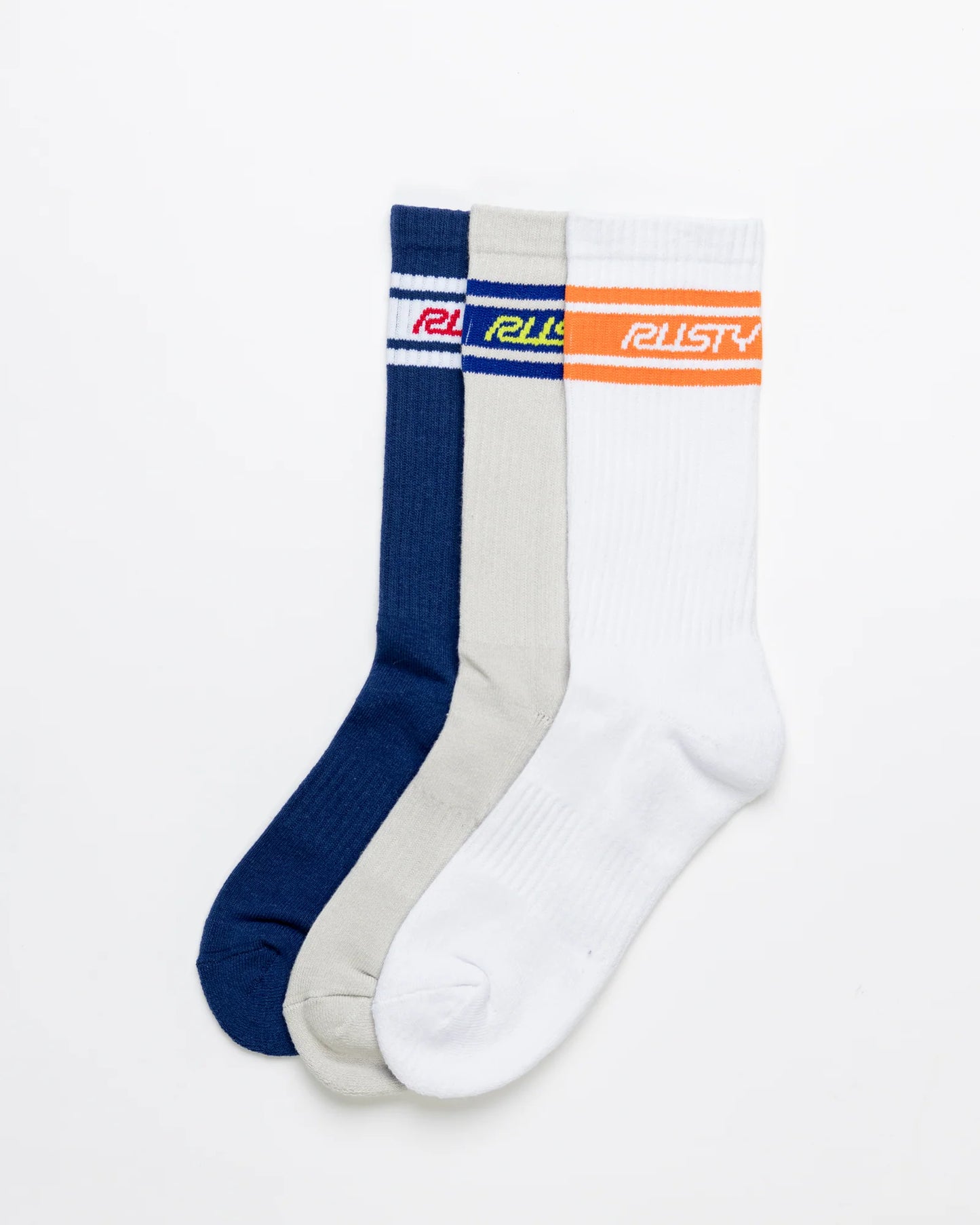 Pit Crew Mid Calf 4-Sock Pk