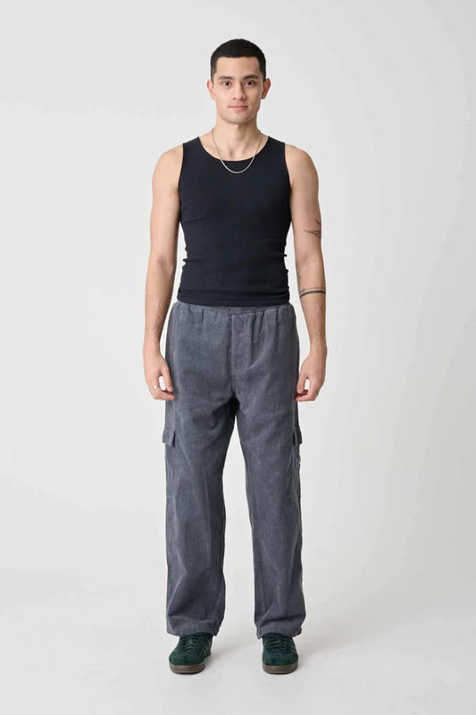 Cargo Wide Wale Emb 91 Pant