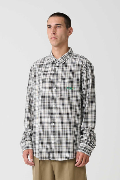 91 Flower Check LS Shirt