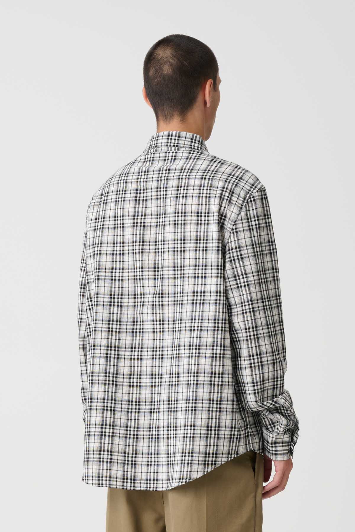 91 Flower Check LS Shirt