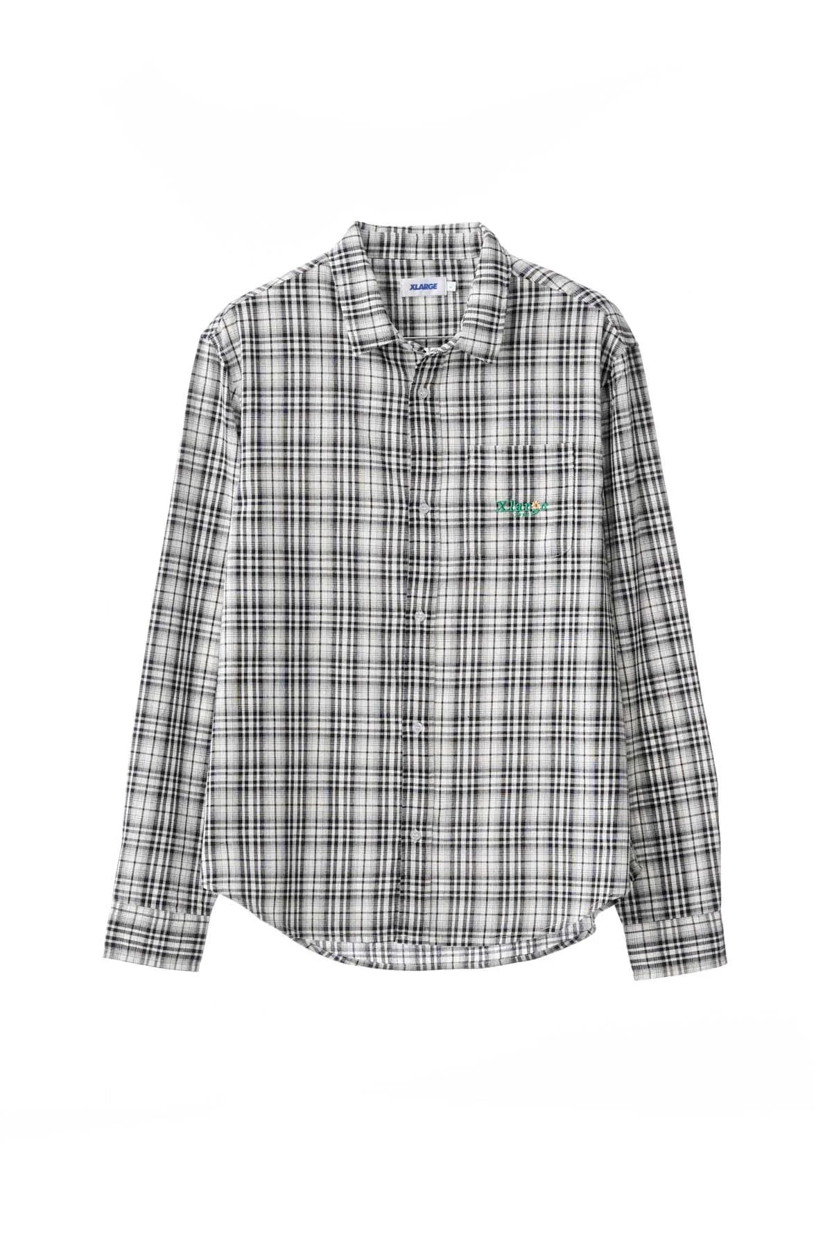 91 Flower Check LS Shirt