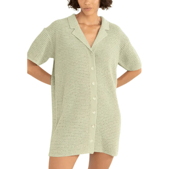 ABBY KNIT SHIRT DRESS