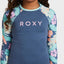 ACTIVE FLORAL RG LS LYCRA - RoxyERGWR03473 - VINTAGE INDIGO TROPICAL ADVENT - 8/S
