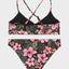 ACTIVE FLORAL RG SWIM SET PACK - RoxyERGWR03458 - Anthracite fearless - 14/XL