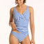 Almafi Cross Front Multifit Singlet Top - Sea LevelSL3206AM - Blue - 10