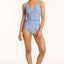 Almafi Cross Front Multifit Singlet Top - Sea LevelSL3206AM - Blue - 10