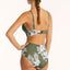 Aloha Cross Front Multifit Bra Top - Sea LevelSL3110AH - Khaki - Khaki - 10