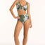 Aloha Cross Front Multifit Bra Top - Sea LevelSL3110AH - Khaki - Khaki - 10