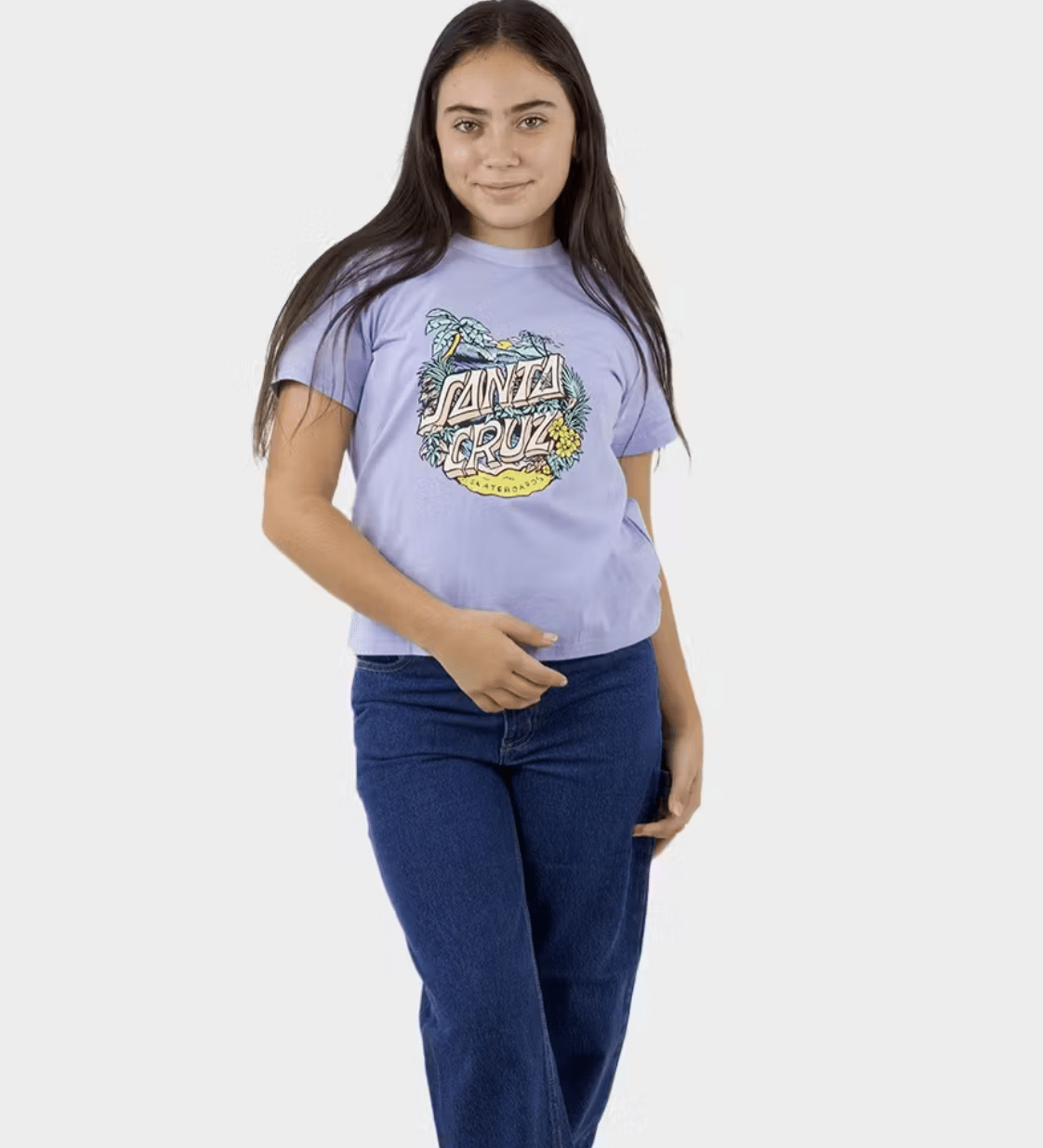 Aloha Dot Front Tee Short Sleeve - Santa CruzSG224 - SS03 - Iris - 10