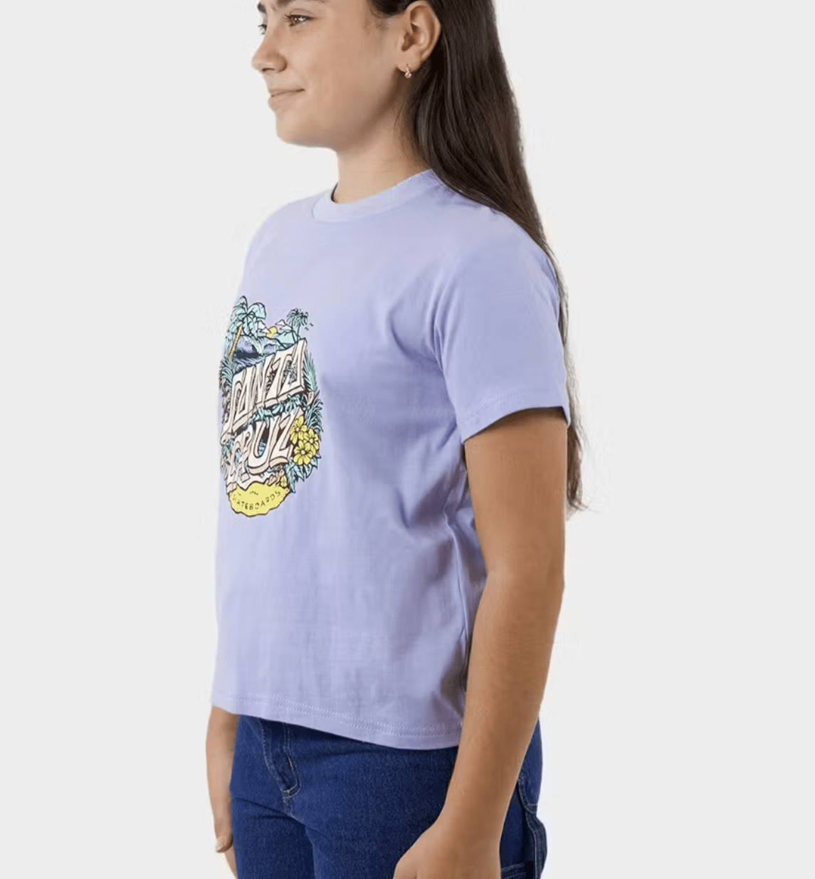 Aloha Dot Front Tee Short Sleeve - Santa CruzSG224 - SS03 - Iris - 10