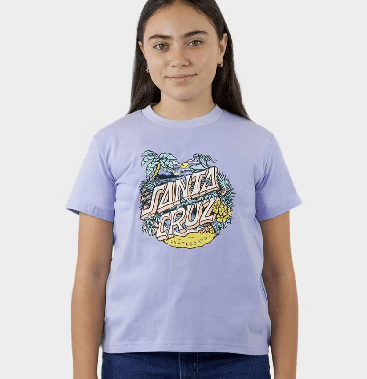 Aloha Dot Front Tee Short Sleeve - Santa CruzSG224 - SS03 - Iris - 10