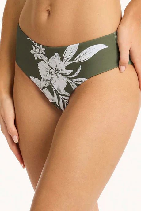 Aloha Mid Bikini Pant - Sea LevelSL4015AH - Khaki - Khaki - 10