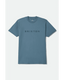 ALPHA LINE S/S STND TEE -Brixton17599-HARBOR BLUE-S