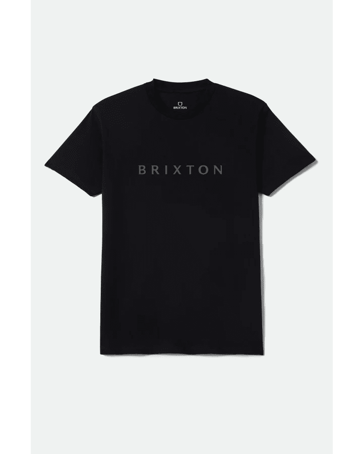 ALPHA LINE S/S STND TEE -Brixton17599-BLACK-S