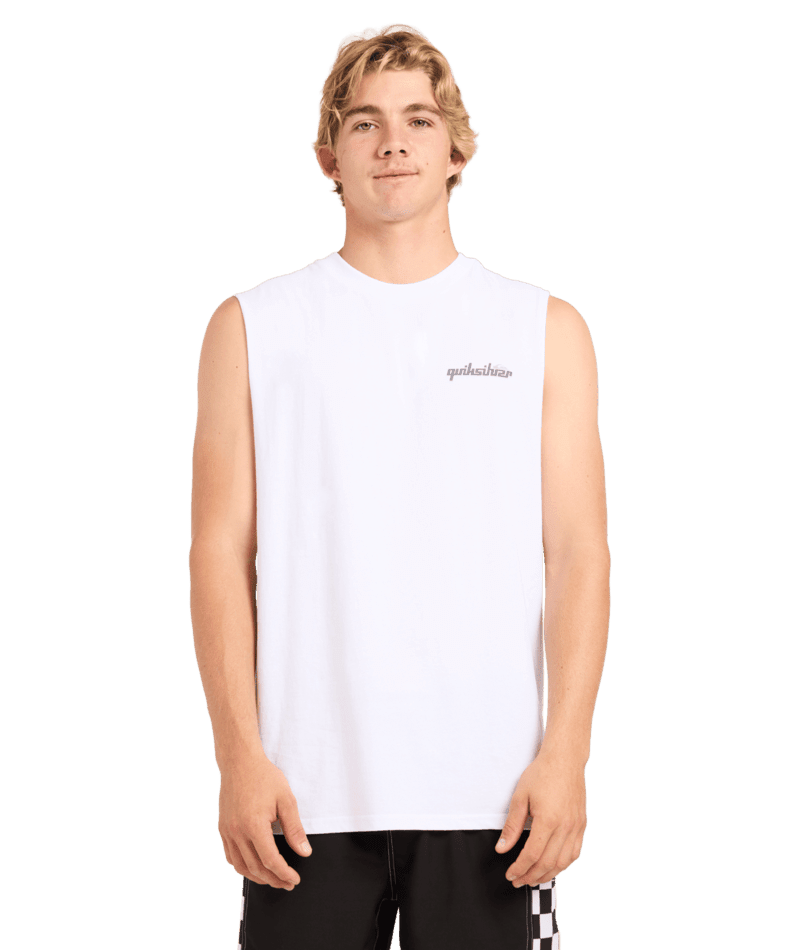 ALPHA MUSCLE -QuiksilverUQYZT05927-WHITE-XS