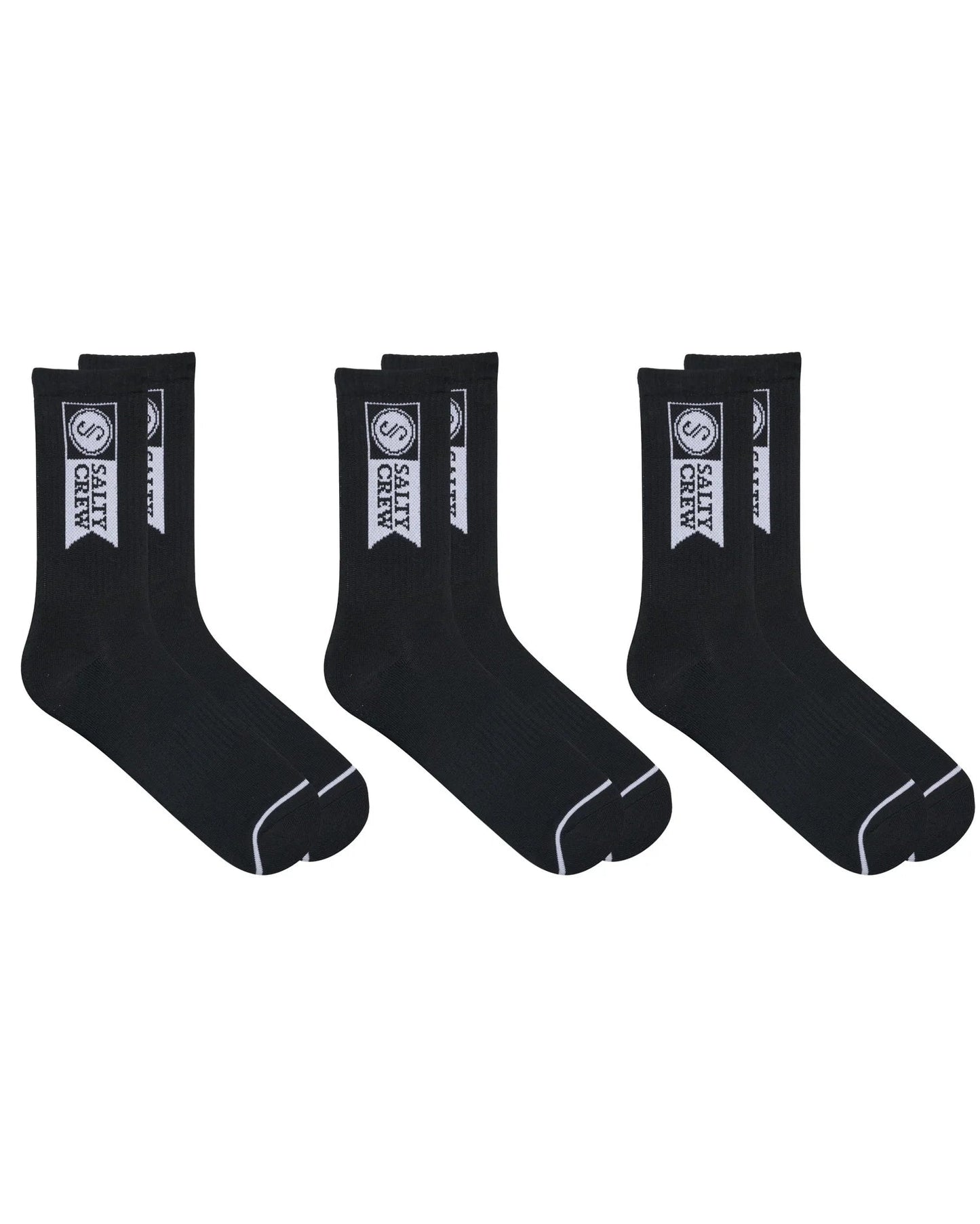 ALPHA SOCK 3PK - Salty CrewSCMA51006-BLACK-OSFA