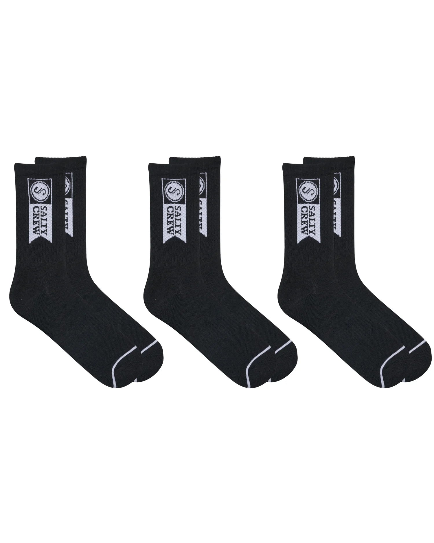 ALPHA SOCK 3PK - Salty CrewSCMA51006-BLACK-OSFA