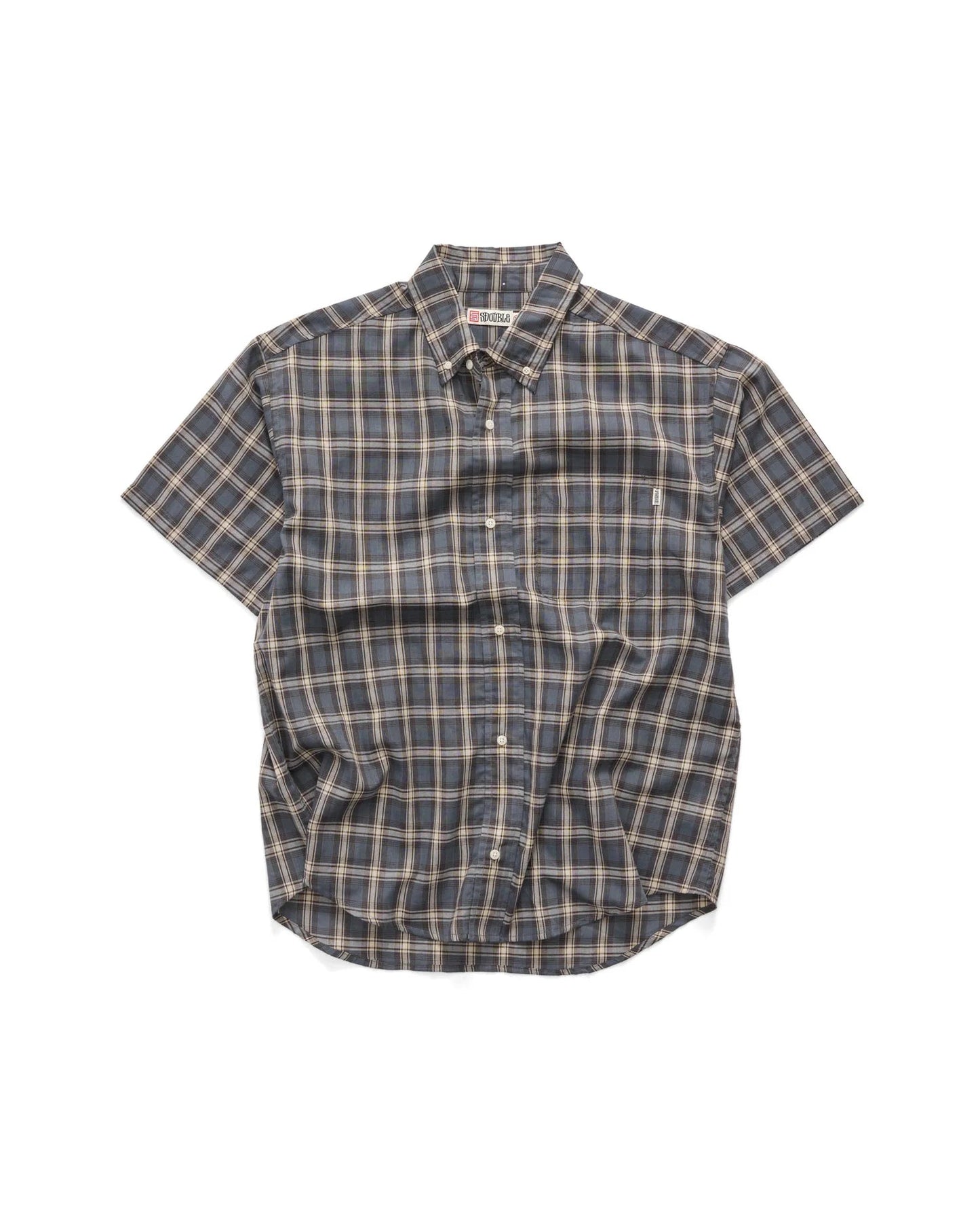 ALSTON SS SHIRT - S DoubleSD025S1406 - BLUE - XS