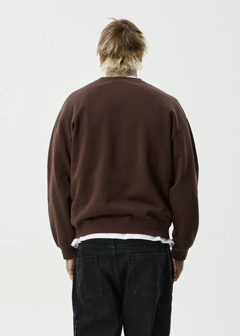 Angel Boy - Recycled Crew Neck - AfendsM261501- Washed Coffee-M