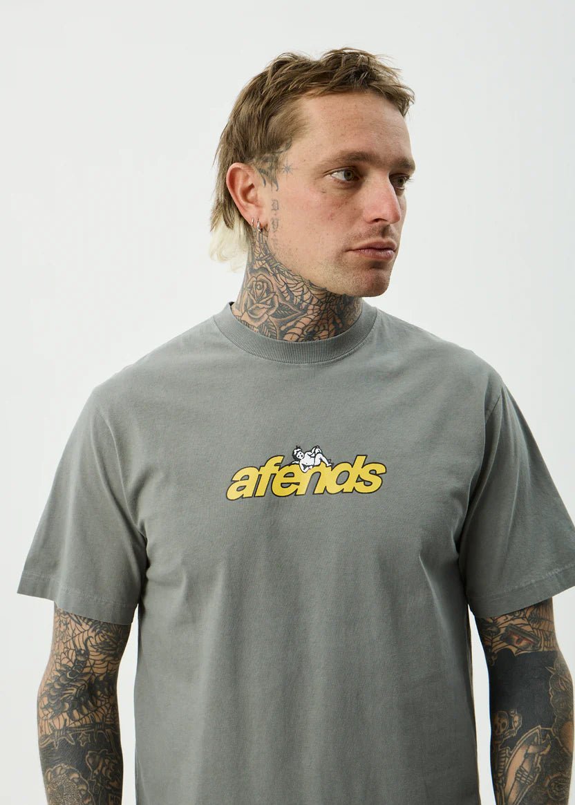 Angel Boy - Retro Tee - Washed Sycamore - AfendsM261007-WSY-WASHED SYCAMORE-S