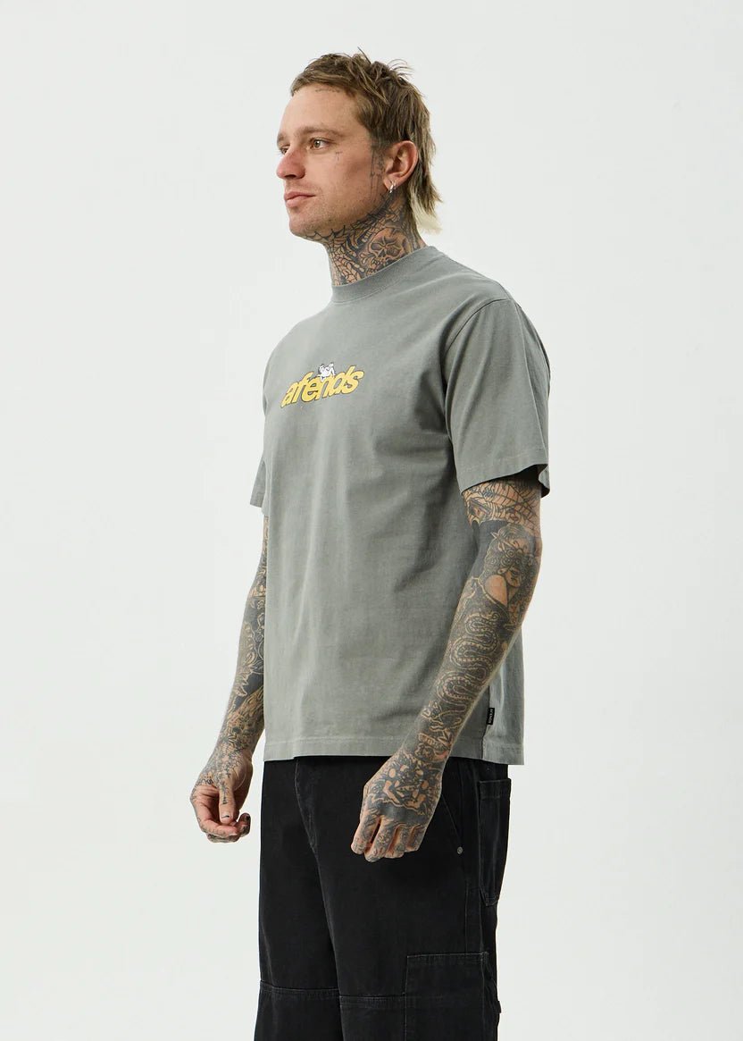 Angel Boy - Retro Tee - Washed Sycamore - AfendsM261007-WSY-WASHED SYCAMORE-S