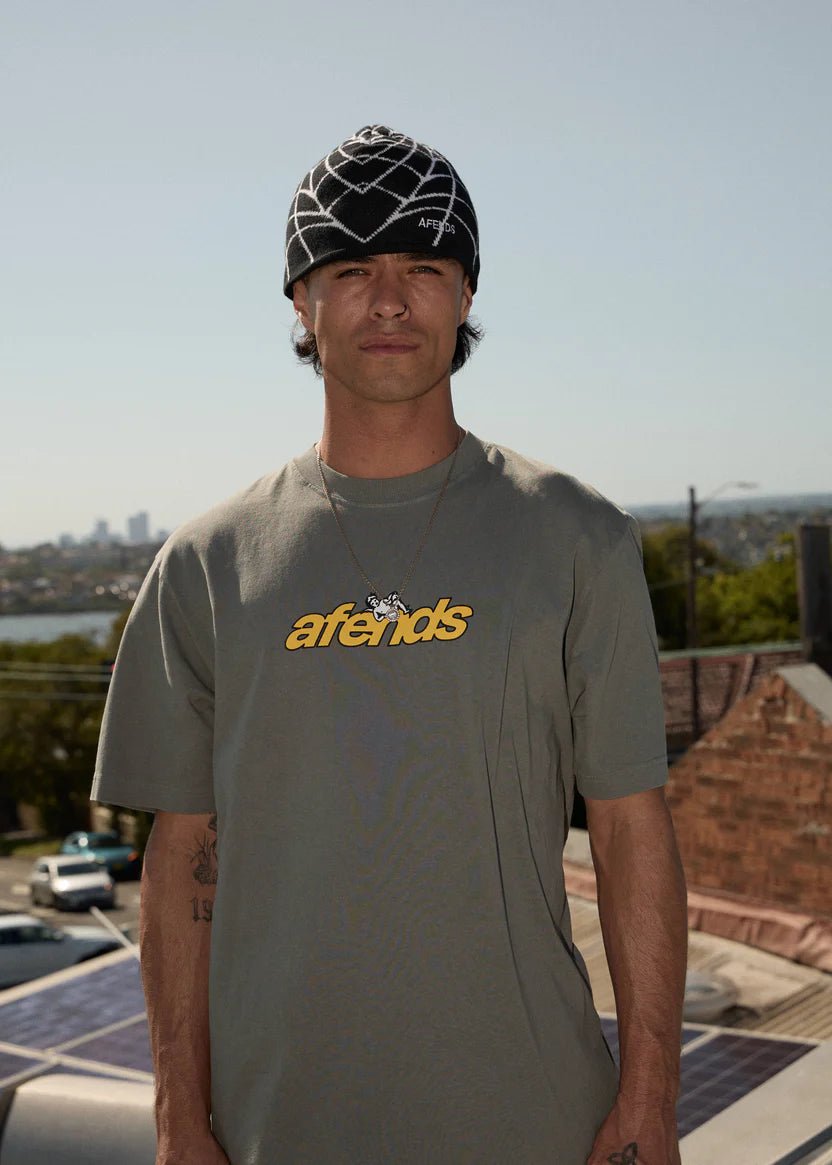 Angel Boy - Retro Tee - Washed Sycamore - AfendsM261007-WSY-WASHED SYCAMORE-S