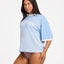 ANGOURIE BOX TEE -RoxyURJZT04021-PLACID BLUE-XS