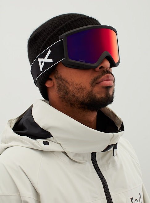 Anon Helix 2.0 Goggles + Bonus Lens - Burton Australia22257100001 - BLACK/PRCV SUN RED - 1SZ