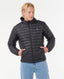 ANTI SERIES SEARCH PUFFER HOOD - Rip Curl023MJA-BLACK-XS