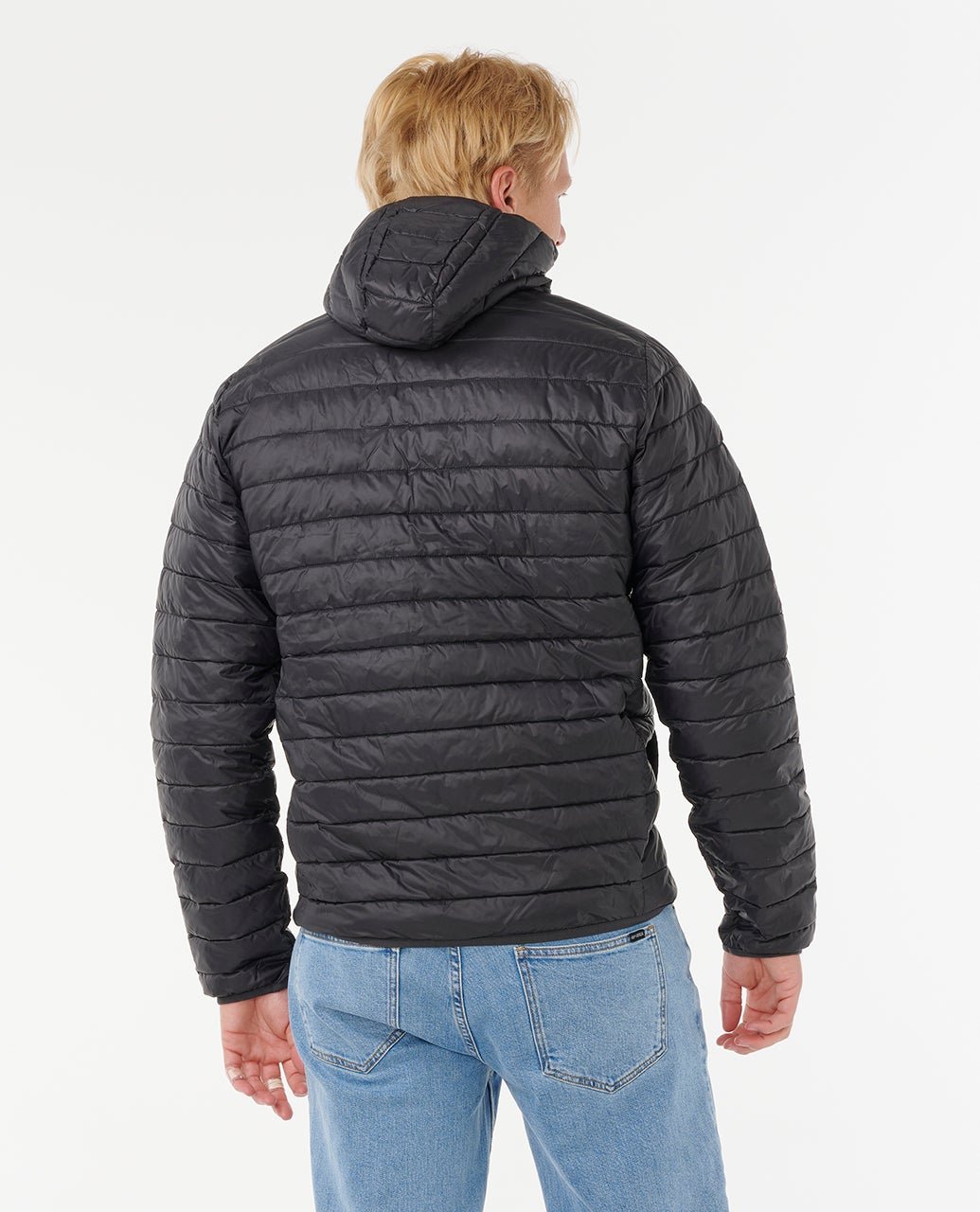 ANTI SERIES SEARCH PUFFER HOOD - Rip Curl023MJA-BLACK-XS
