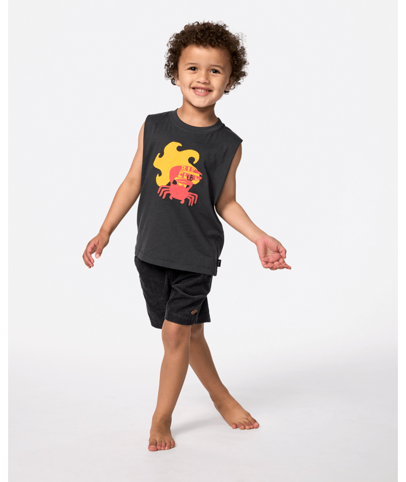 AOTS TY WILLIAMS MUSCLE - BOY - Rip Curl02ETTE - WASHED BLACK - 1 - 2