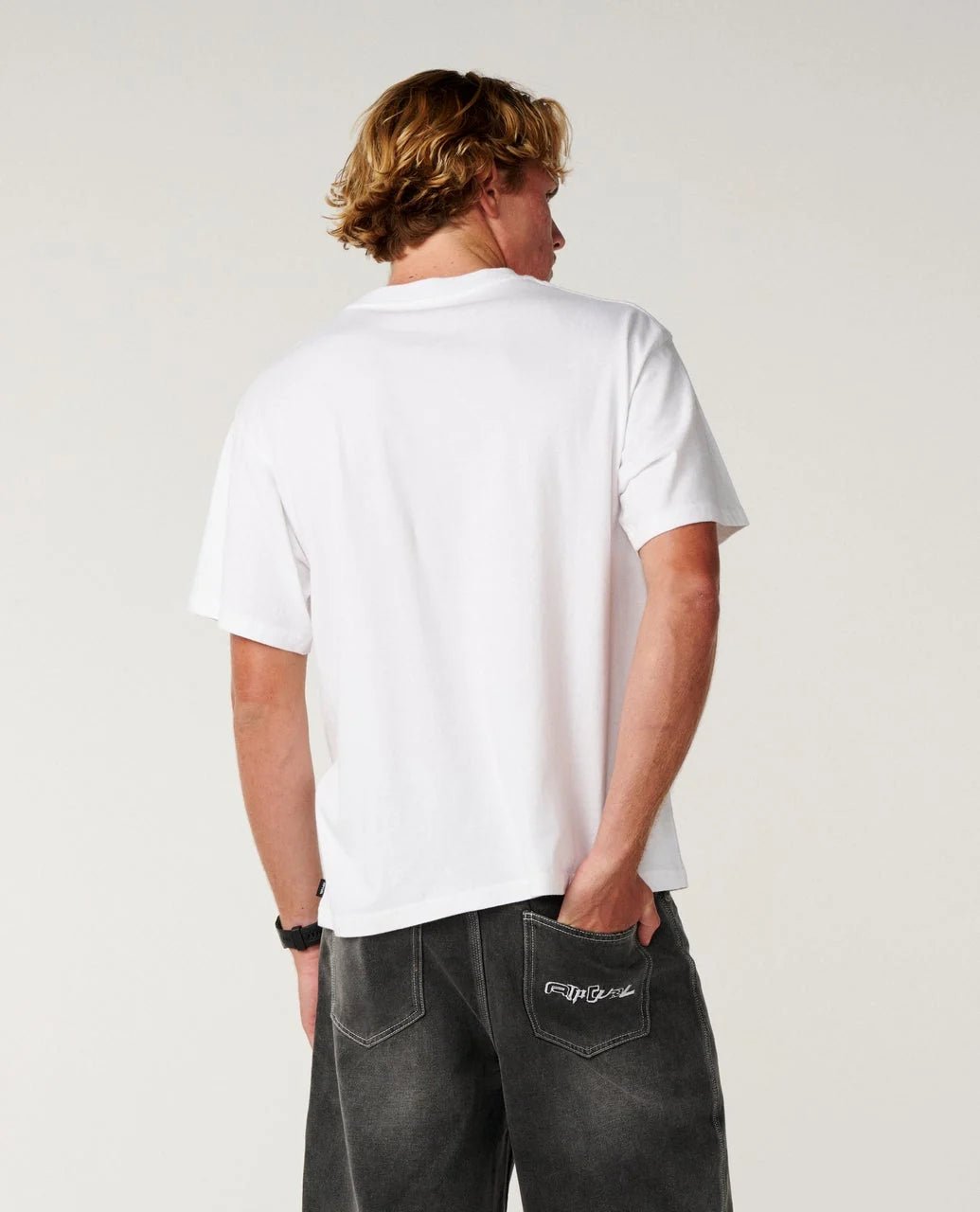 ARCHIVE 69 EMBROID TEE -Rip Curl14DMTE-White-XS