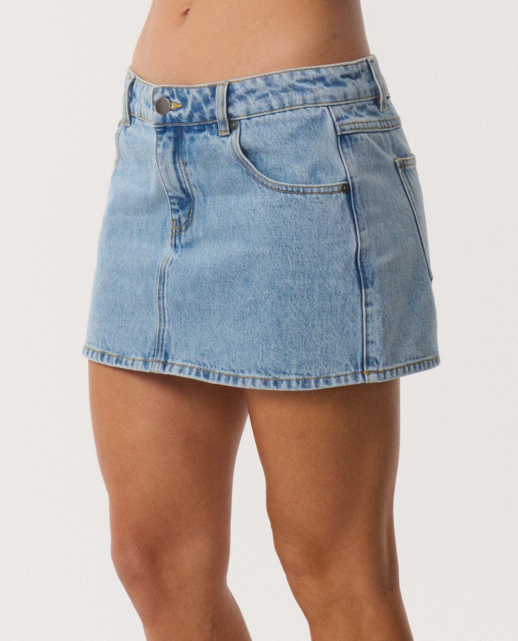 ARCHIVE: DENIM MINI SKIRT -Rip Curl03LWSK-Washed Blue-2XS
