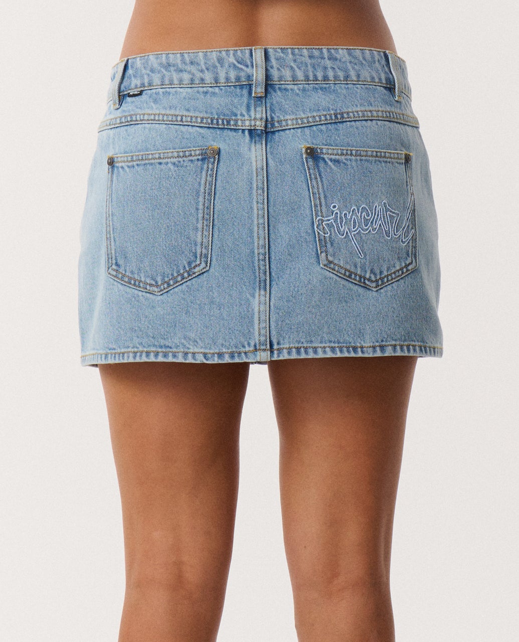 ARCHIVE: DENIM MINI SKIRT -Rip Curl03LWSK-Washed Blue-2XS